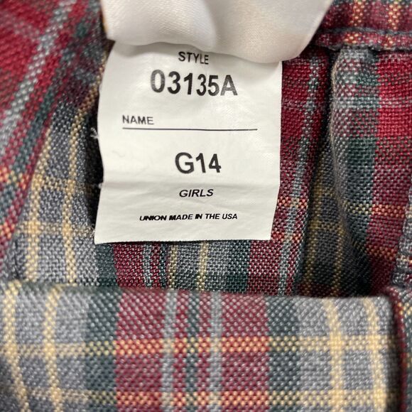 Dennis Girls 14 Skirt 0313SA‎ Pleated Polyester Plaid - Picture 4 of 6